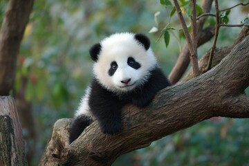 Obraz premium Baby Panda