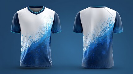 Sports t-shirt jersey design concept, sports jersey concept with front and back view for Soccer, Cricket, Football, Volleyball, Rugby, tennis, gaming, basketball, golf, badminton .