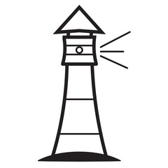 beach line icon. sea line icon