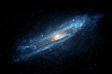a galaxy with a bright disk in the middle
