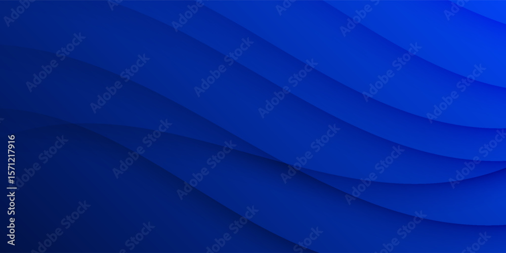 Poster vivid abstract image featuring a ripple pattern in blue tones creating a dynamic effect.