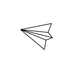 paper airplane icon in various positions