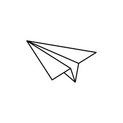 paper airplane icon in various positions
