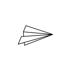 paper airplane icon in various positions