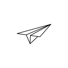 paper airplane icon in various positions