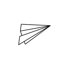 paper airplane icon in various positions
