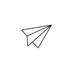 paper airplane icon in various positions