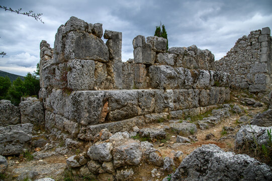 Ruins of Odysseus&rsquo; Palace on Ithaca, Greece &ndash; Agios Athanasios / School of Homer