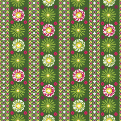 Seamless Floral Pattern for Fabric and Textile Printing