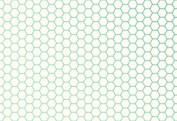 Hexagon gradient background on soft green