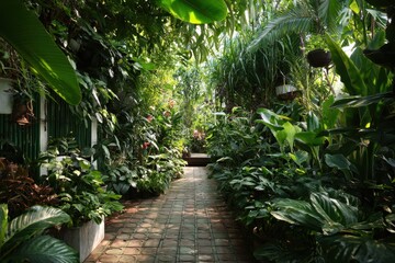 Decorative plants in the garden