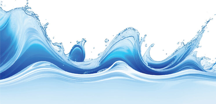 "Abstract blue and white ocean wave texture with aqua and teal hues. Perfect for creative web banner designs and professional branding materials."
