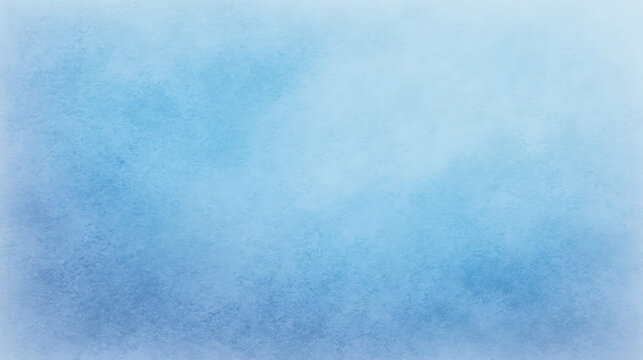 Dreamy gradient background from powder blue to periwinkle with soft grain and cloud-like texture, perfect for mmodern design
