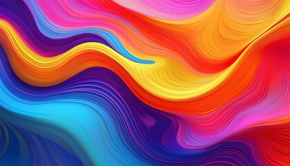 Obraz premium abstract layered gradient background modern fluid shapes vibrant colors texture dynamic contemporary art
