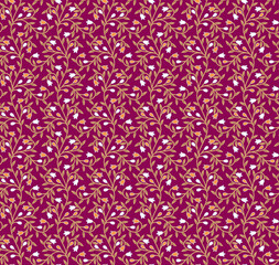 Seamless Floral Pattern for Fabric and Textile Printing