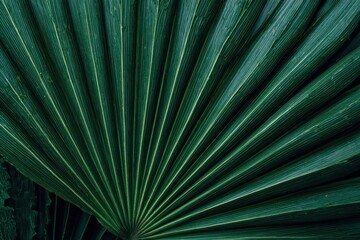Green backdrop with a texture resembling palm leaves