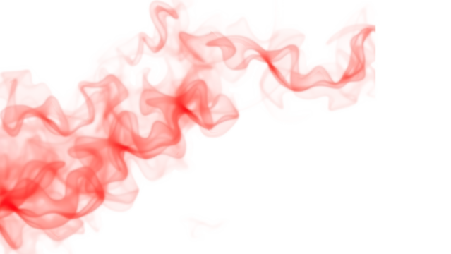 Abstract red smoke isolated on transparent white background Red color fog clouds rising up Colorful - Powered by Adobe