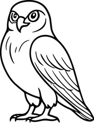 Parrot vector black silhouette print design