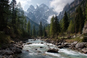Italian mountain stream