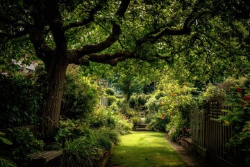 Obraz premium lively plant in yard