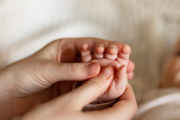 Infant Hand Massage with Gentle Finger Touch