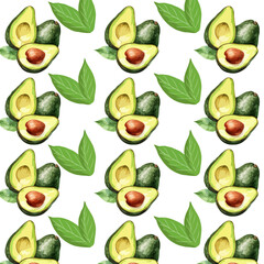 seamless pattern with fruits