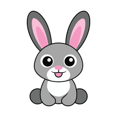easter bunny with a pink bow