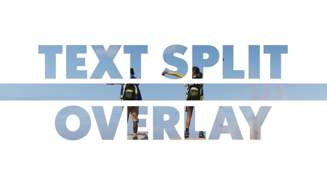 Text Split Overlay