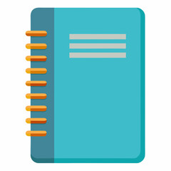 Minimal Notebook Icon Vector