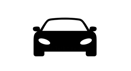 Sports Car Silhouette isolated on a transparent background