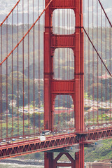 A view of The Golden Gate Brige in San Francisco, USA