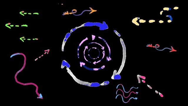 Funky Doodle Arrows