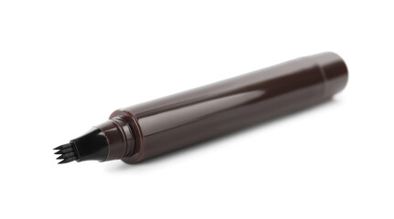 One liquid eyebrow pencil isolated on white