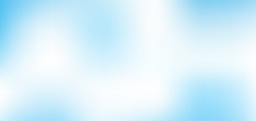 Gradient background with blue sky. Light blue color vector illustration. Abstract gradation backdrop. Design for banner, flyer, poster