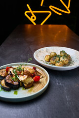 Roasted Vegetables and Baby Potatoes with Herbs