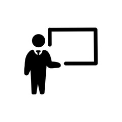 Business Presentation Icon／ビジネスプレゼンテーションのアイコン