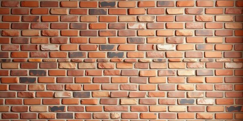 Naklejka premium Rustic faux brick wall texture, ideal for interior design, masonry, faux