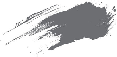 Grunge brush paint texture with dry edges. Bold stroke detail for creative projects. Ideal for graphic, web and digital design.