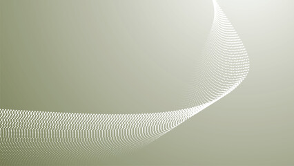 Green army gradient with halftone curve background for modern abstract digital and graphic design