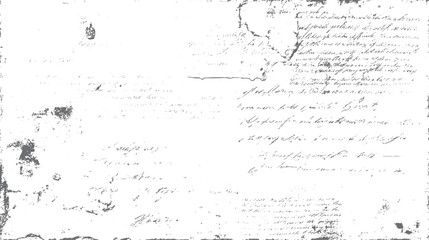 Antique calligraphy grunge texture background. Handwritten letter overlay for visuals. Great for aged design and retro elements.