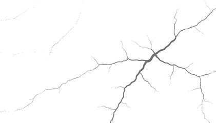 Grunge crack texture with dry pattern lines. Distressed surface overlay for retro design. Great for weathered and aged effects.