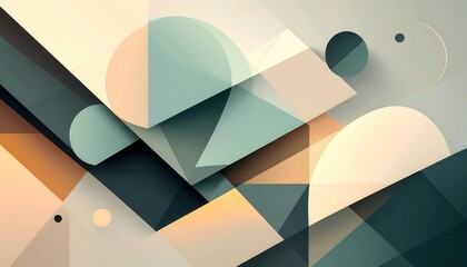 Blue geometric 3D glass abstract background for business finance and design concept illustration with chart diagram icons