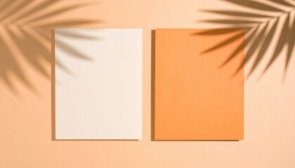 Golden wheat ears with leafy floral patterns on a white background, perfect for a summer or autumn nature design illustration