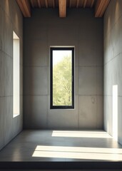 Cozy log cabin interior background wooden wall background home interior design Empty room interior design architecture blank design room