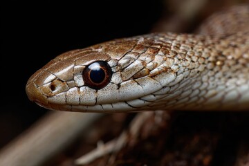 Obraz premium Tight view of a small snake