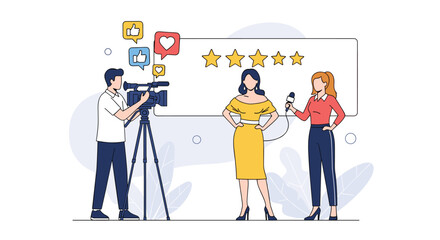 Creating engaging online video content for audience interaction and positive feedback amplification