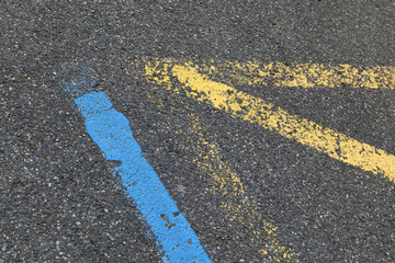 marquage routier au sol