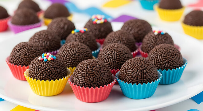 Delicious brigadeiro recipe brazilian chocolate dessert truffle balls for party and celebration 100 char