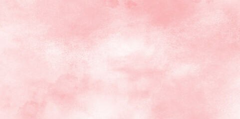 Pink abstract watercolor background. White and pink gradient colorful background design. Hand drawn paper texture. Aquarelle painted brushstrokes painting backdrop.