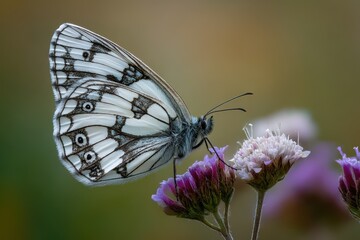 White marbled butterfly